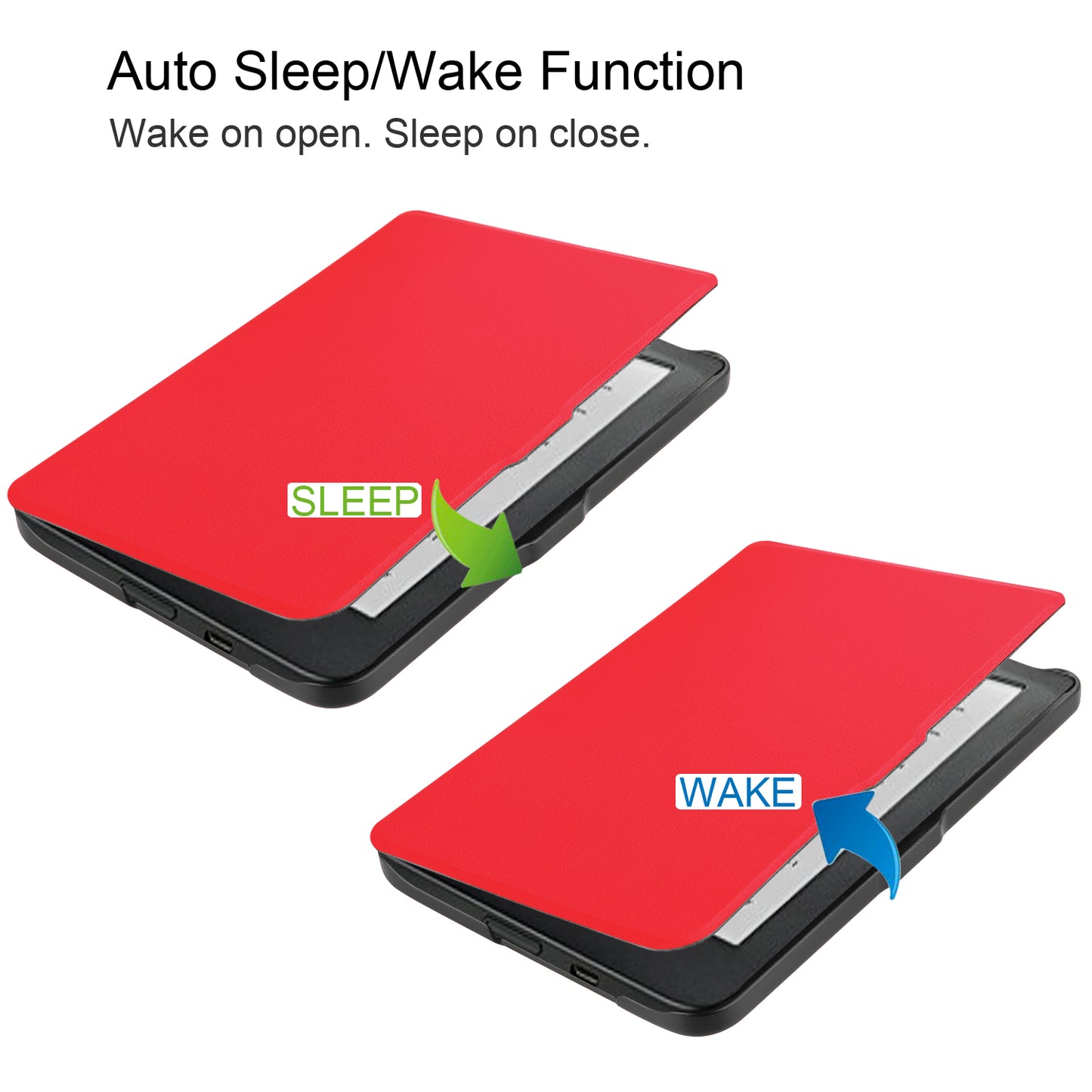 PU Leather Smart Magnetic Flip Casing for Kobo Clara HD