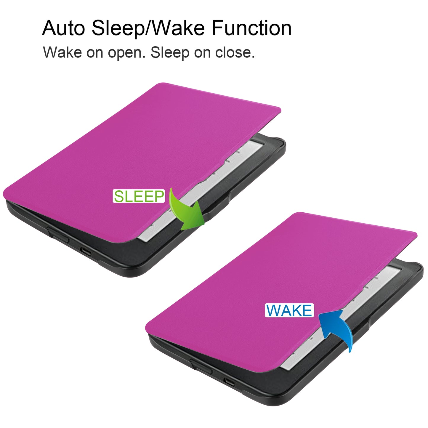 PU Leather Smart Magnetic Flip Casing for Kobo Clara HD