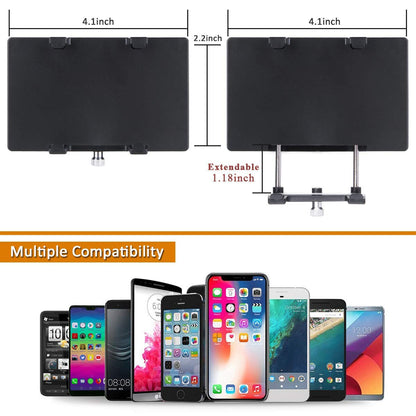 Dimmable Desktop LED Selfie Ring Light with Cell Phone Holder 3 Color Modes