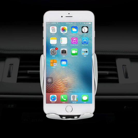 2-in-1 Intelligent Car Phone Mount Holder Air Vent Mounted Wireless Charger