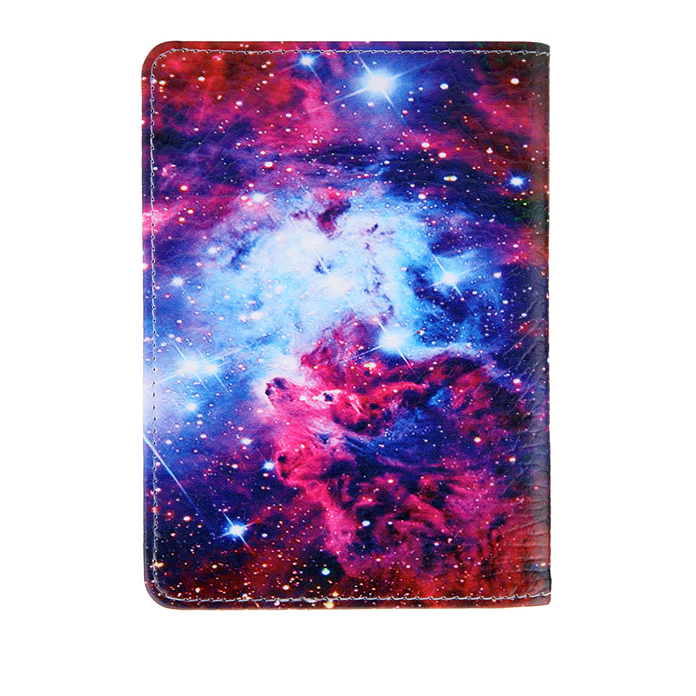 Pattern Printing Multi-function Passport Wallet Coins Purse Travel Leather Storage Case