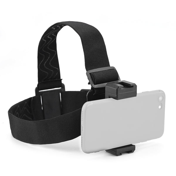 EWB8862 Universal Phone Holder Head Strap Mount Adjustable Headband Holder for Mobile Phone/Sports Camera