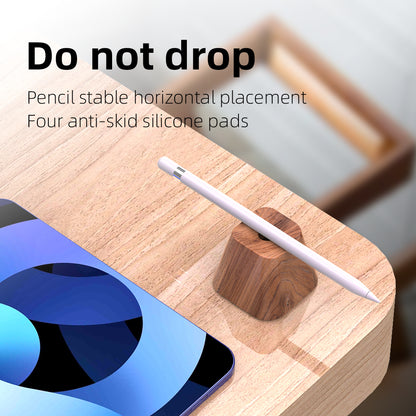 Wooden Pen Holder Storage Box for Apple Pencil (1st and 2nd Generation)