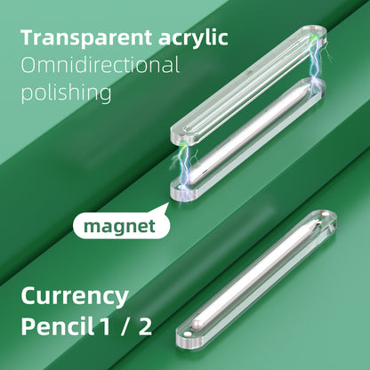 Magnetic Pencil Holder Case Stylus Storage Box for Apple Pencil (1st and 2nd Generation)