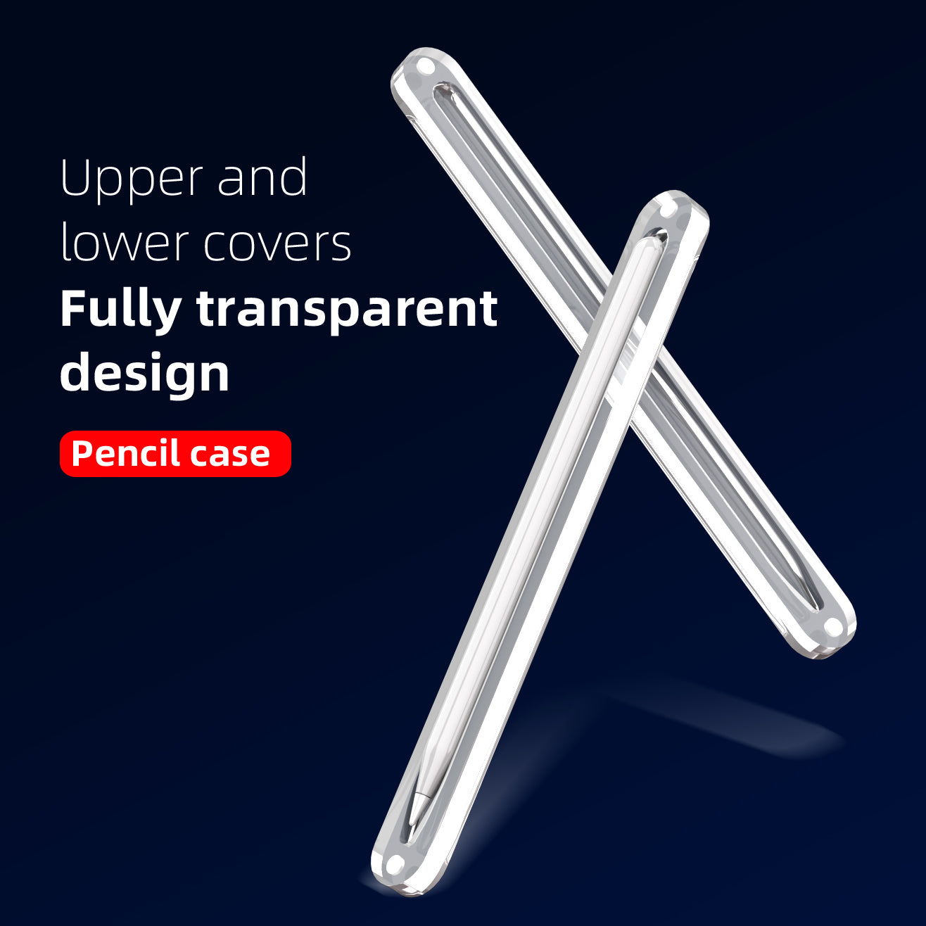 Magnetic Pencil Holder Case Stylus Storage Box for Apple Pencil (1st and 2nd Generation)