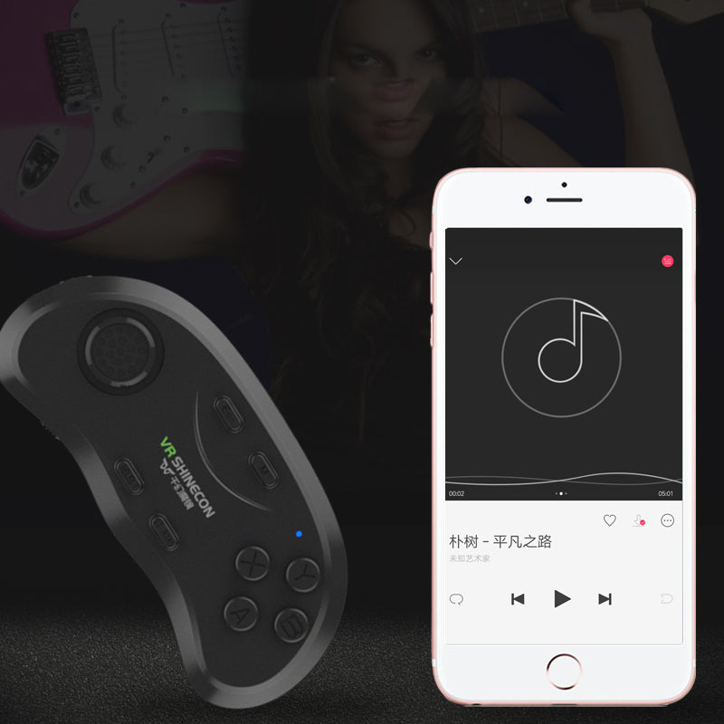 VR SHINECON Bluetooth Remote Control Game Handle Wireless Shutter