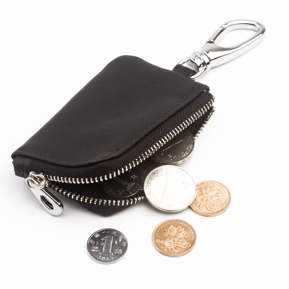 QIALINO Cowhide Leather for Apple Airpods Earphone Storage Bag
