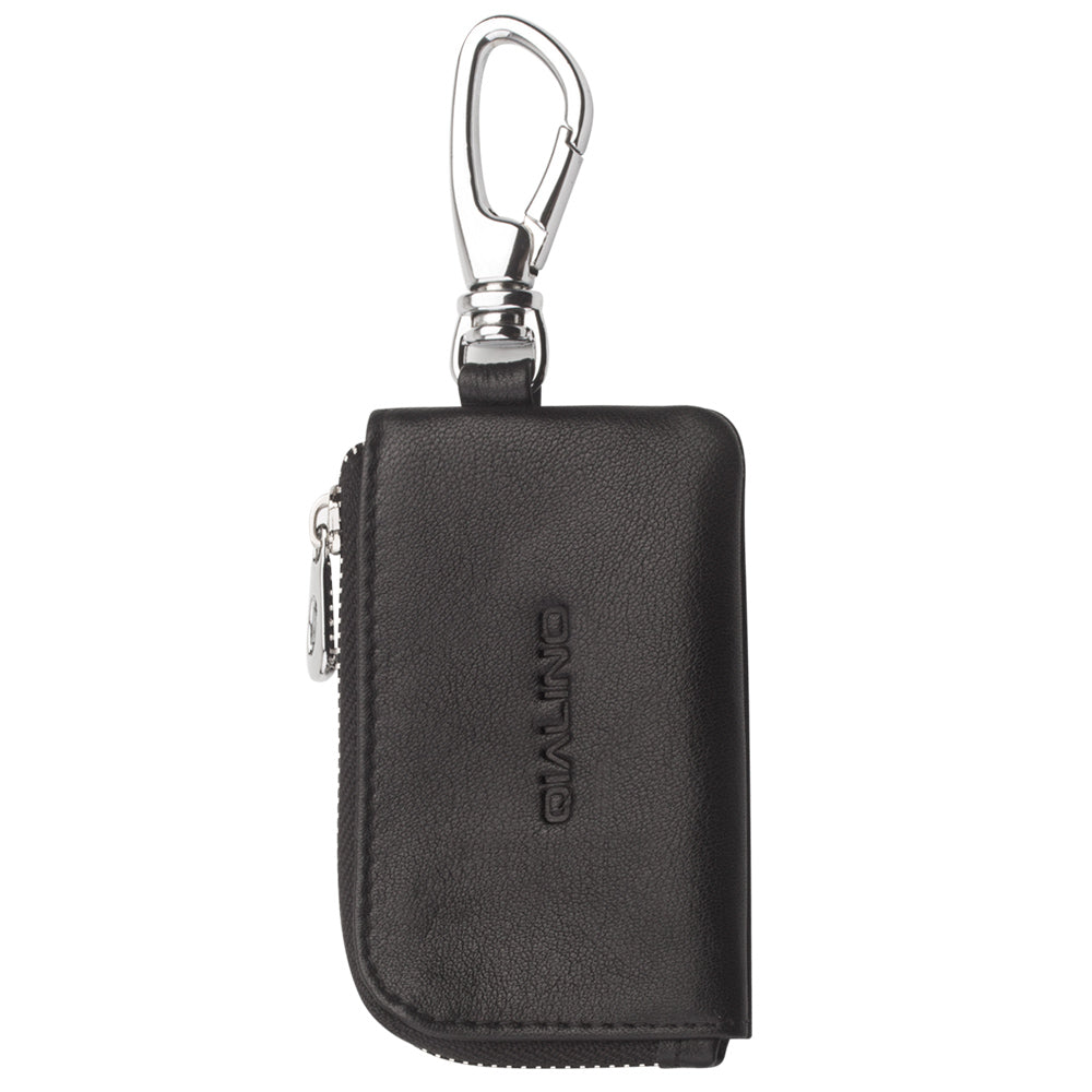 QIALINO Cowhide Leather for Apple Airpods Earphone Storage Bag