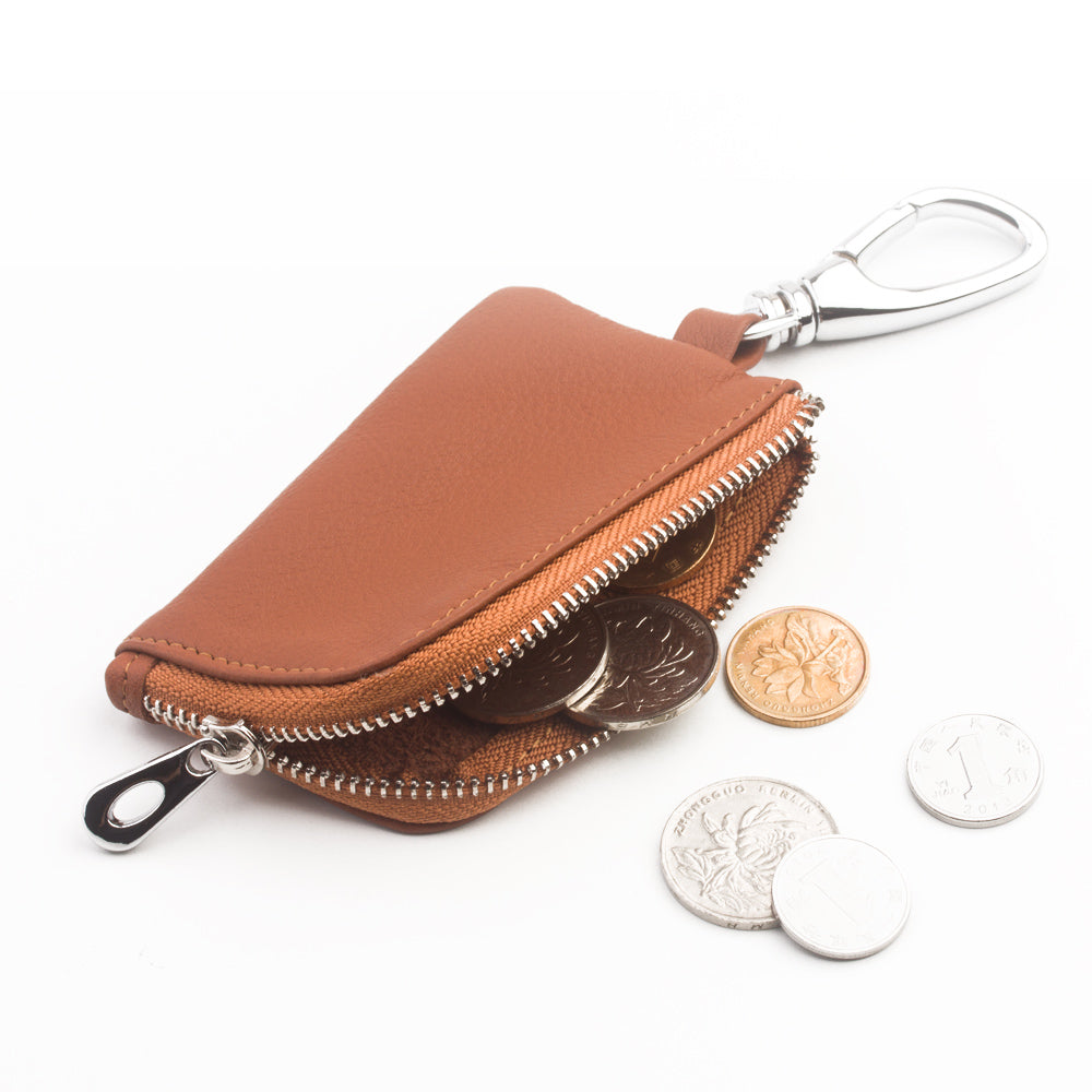 QIALINO Cowhide Leather for Apple Airpods Earphone Storage Bag