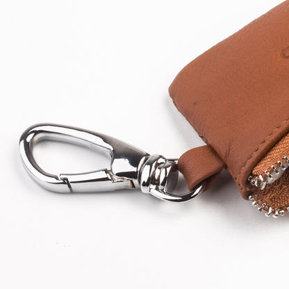 QIALINO Cowhide Leather for Apple Airpods Earphone Storage Bag