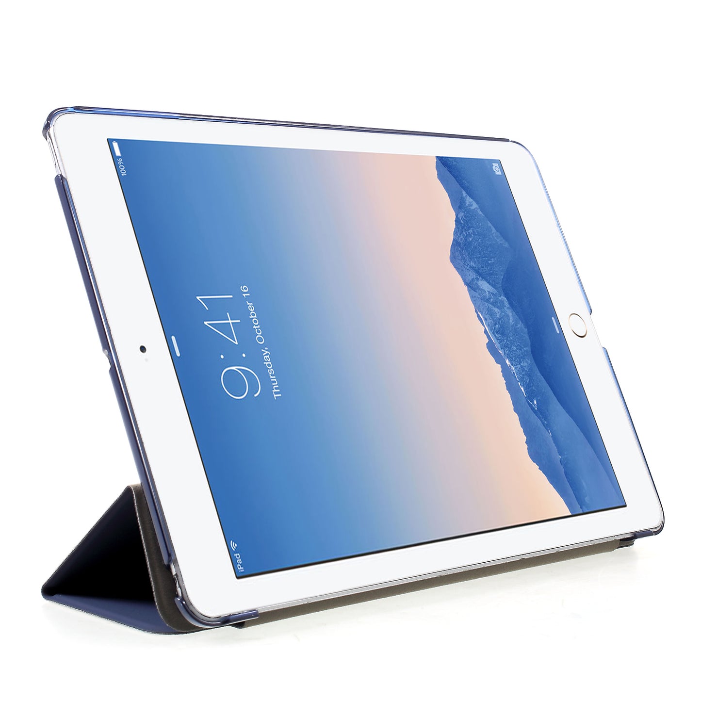 For iPad 9.7-inch (2018)/9.7-inch (2017)/Air 2/Air Tri-fold Stand Leather Cell Phone Casing