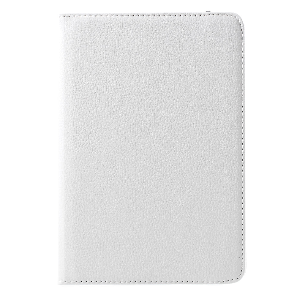 For iPad mini 4 Lychee 360-Rotation Leather Stand Case Cover