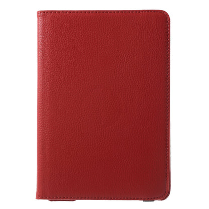 For iPad mini 4 Lychee 360-Rotation Leather Stand Case Cover