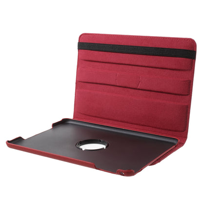 For iPad mini 4 Lychee 360-Rotation Leather Stand Case Cover