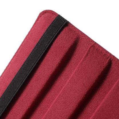 For iPad mini 4 Lychee 360-Rotation Leather Stand Case Cover