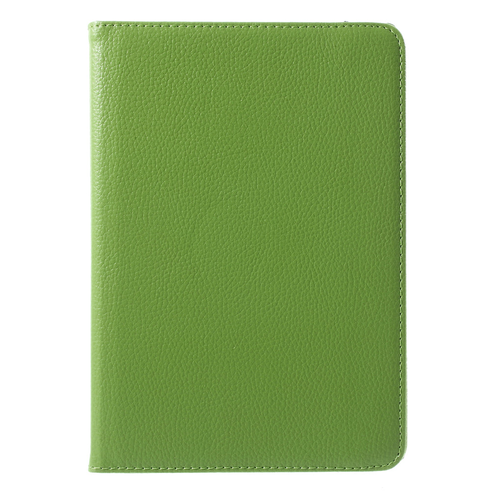 For iPad mini 4 Lychee 360-Rotation Leather Stand Case Cover