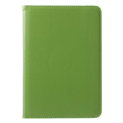 For iPad mini 4 Lychee 360-Rotation Leather Stand Case Cover