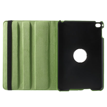 For iPad mini 4 Lychee 360-Rotation Leather Stand Case Cover