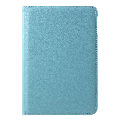 For iPad mini 4 Lychee 360-Rotation Leather Stand Case Cover