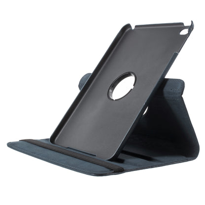For iPad mini 4 Lychee 360-Rotation Leather Stand Case Cover
