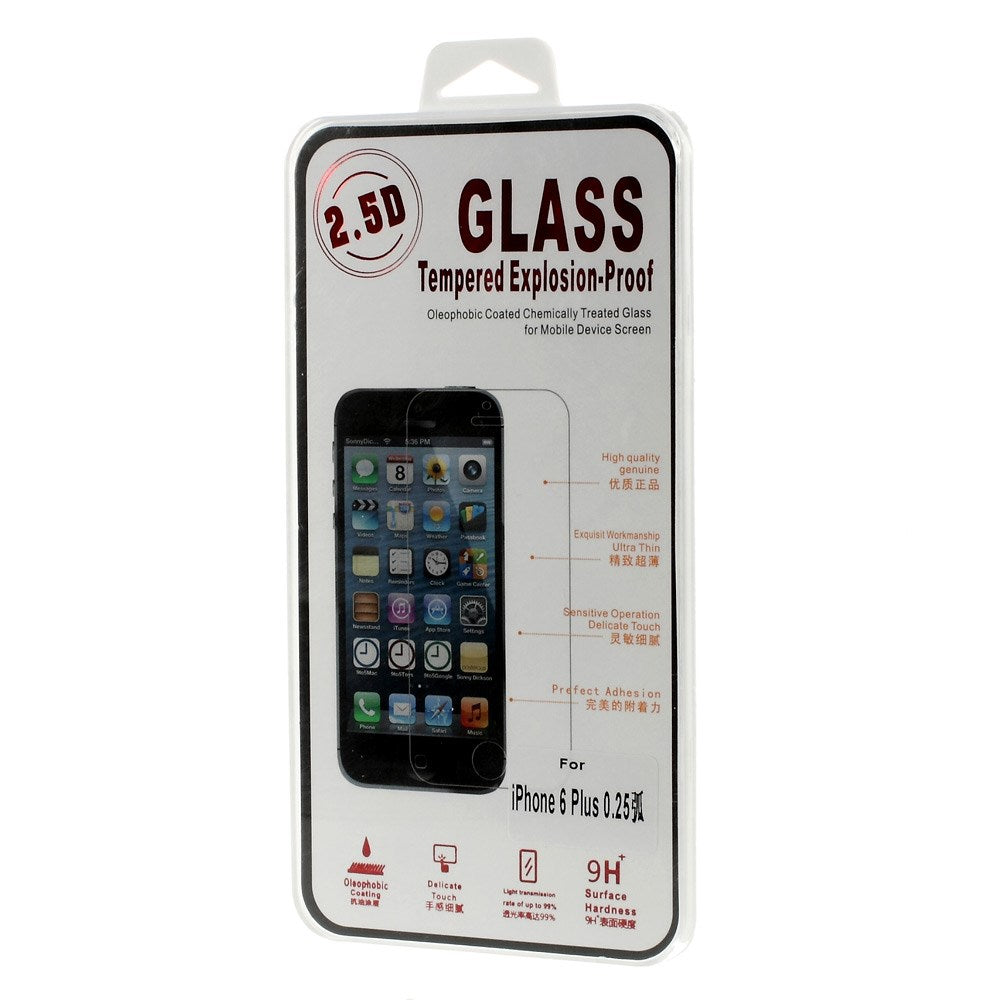 0.25D Anti-explosion Tempered Glass Screen Protector Film for iPhone 6s Plus / 6 Plus (Arc Edge)