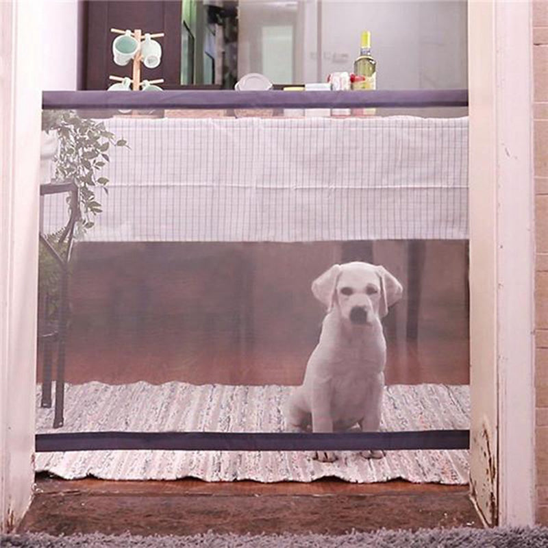 Pet Isolation Net Folding Enclosure Pet Safety Door 180*72cm