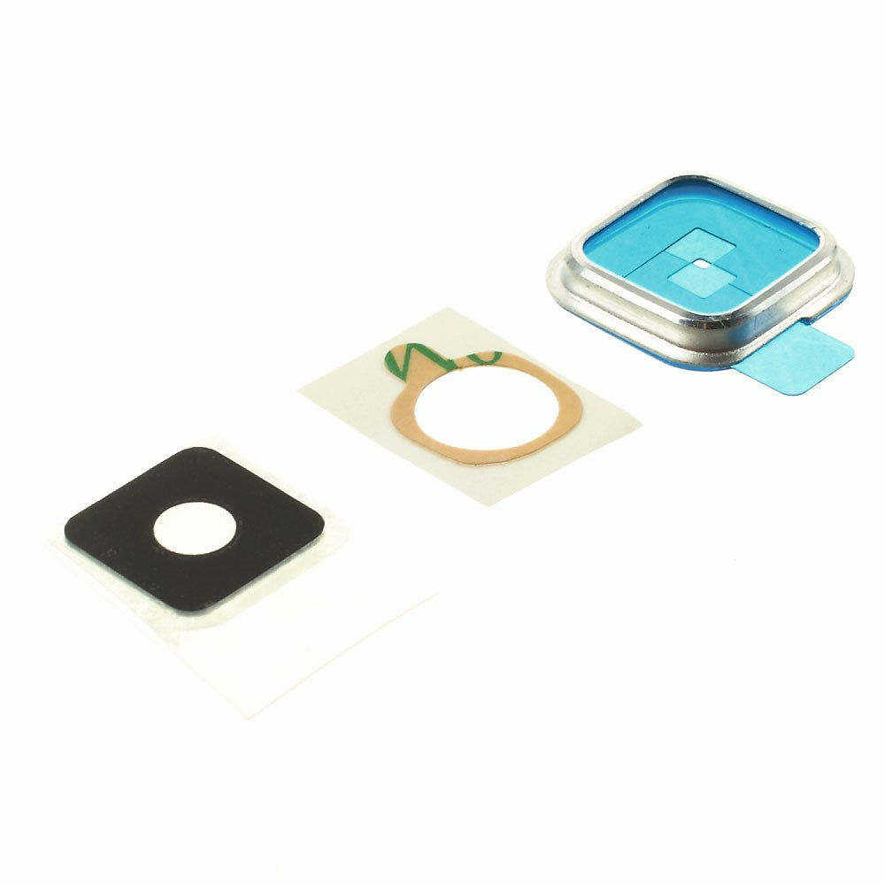 Plastic Camera Lens &amp; Bezel &amp; Sticker Repair Part for Samsung Galaxy S5