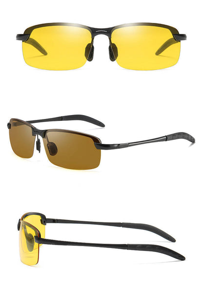 Day Night Dual-purpose Chromotropic 3043 Polarizing Night Vision Sunglasses Driving Glasses