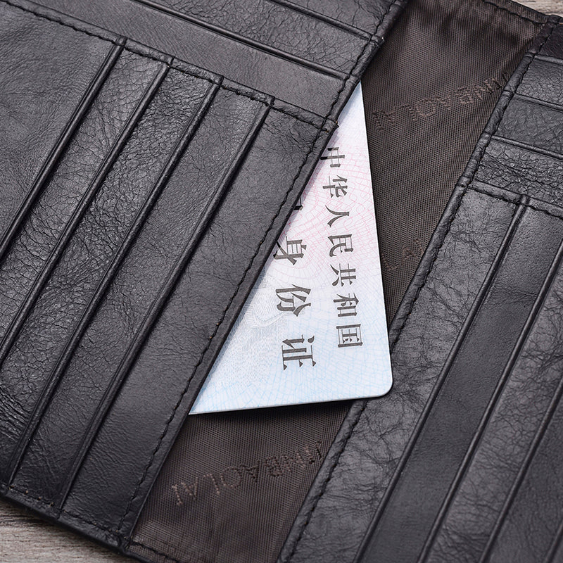 Vintage Multi-function Genuine Leather Card Holder