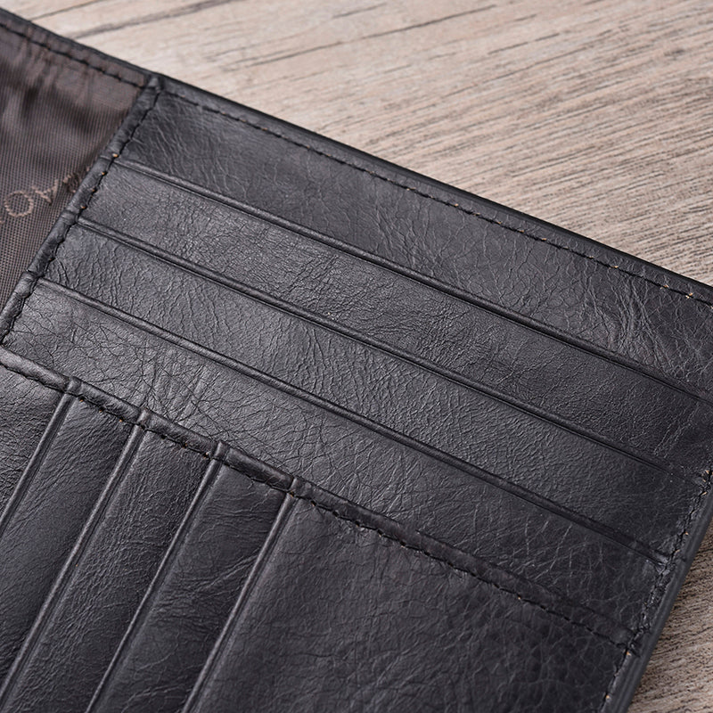 Vintage Multi-function Genuine Leather Card Holder