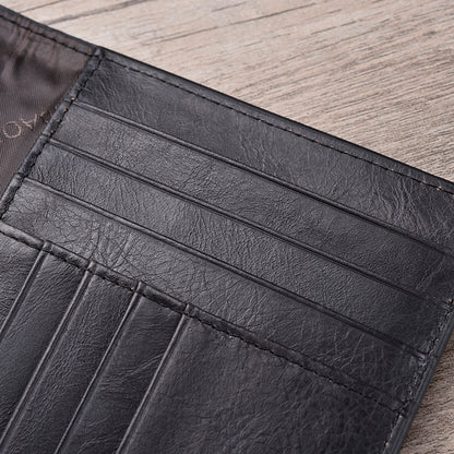 Vintage Multi-function Genuine Leather Card Holder