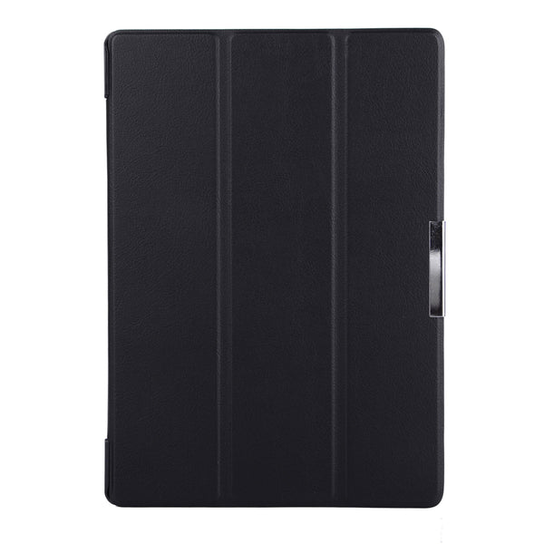 Litchi Skin Leather Case for Lenovo TAB 2 A10-70 with Tri-fold Stand