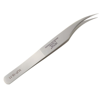 VETUS MJP-16-12 VETUS High Strength Stainless Steel Professional Curved Tip Tweezers Repair Tool
