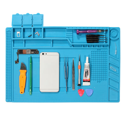 IPARTS EXPERT Heat Insulation Magnetic Screw Keeper Silicone Mat Cell Phone Maintenance Platform Pad