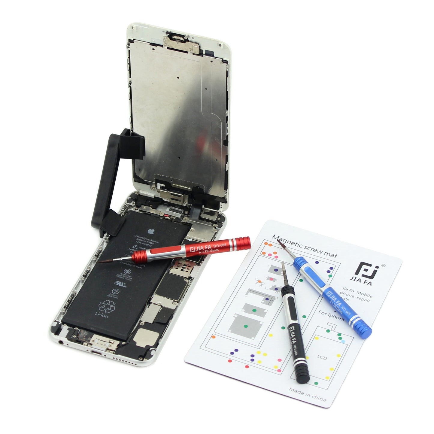 JF-870 Magnetic Screw Mat Mobile Phone Repair Tool for iPhone 7 Plus 5.5 inch