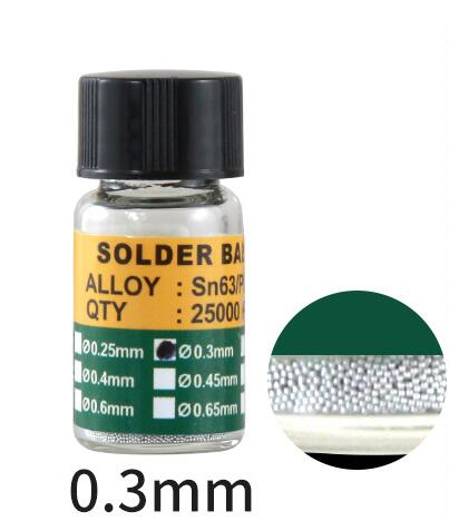 1 Bottle Tin BGA Reballing Soldering Balls for BGA Rework Repair Tools