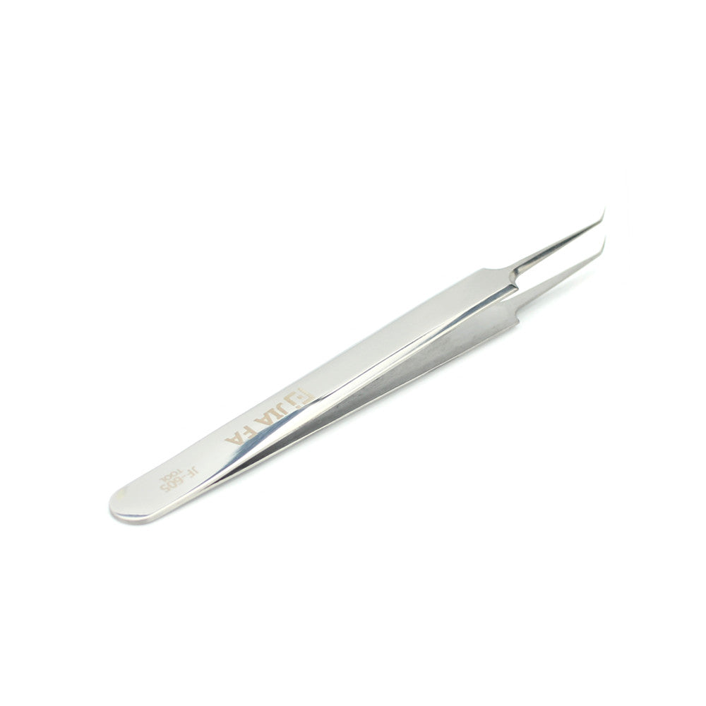 JIAFA JF-605 Multi-purpose Curved Tip Stainless Steel Tweezer