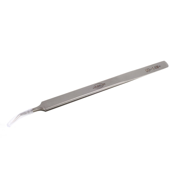 JABEUD UD-14W+ Curved Tip High Precision Stainless Steel Professional Tweezers