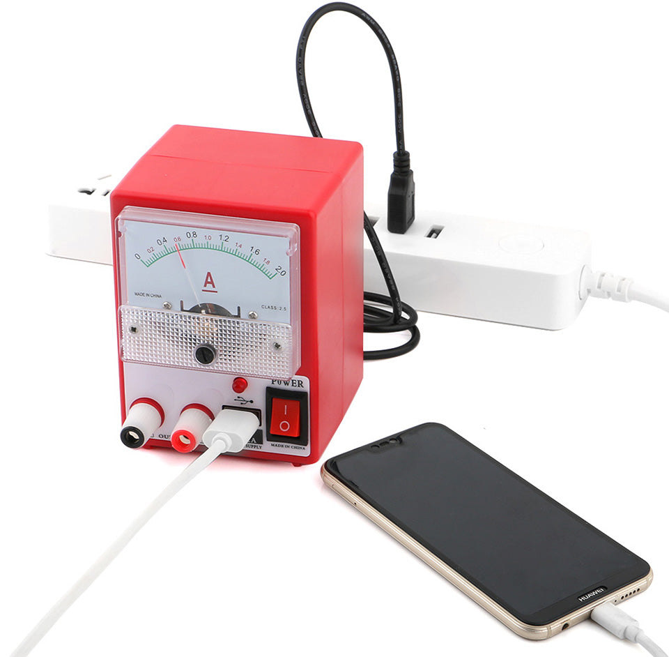 PM-2A Mini DC Power Supply Ammeter for Mobile Phone Repair Power Test Tools Set