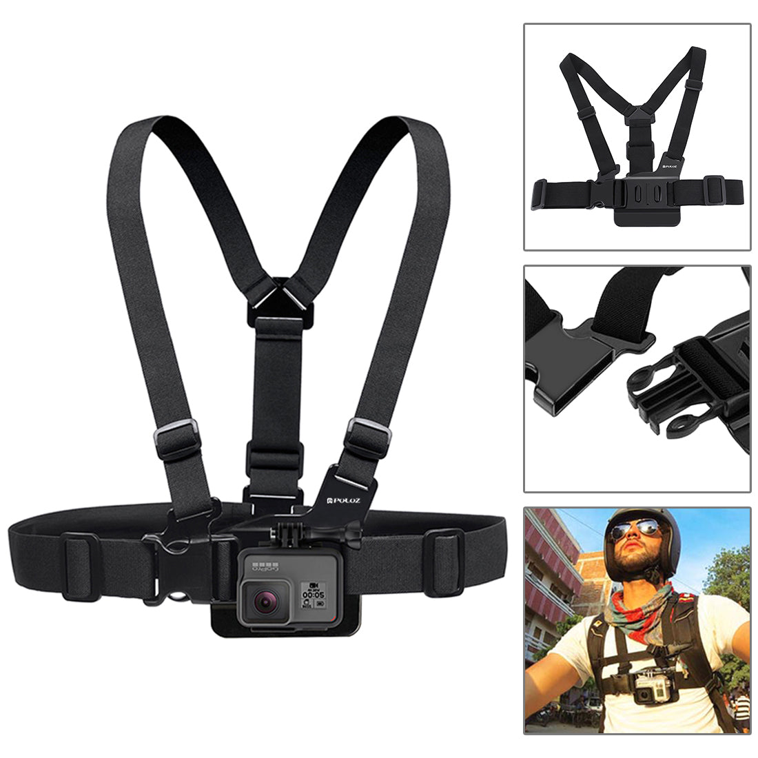 PULUZ PKT18 20 in 1 Go Pro Accessories Total Ultimate Combo Kit for GoPro
