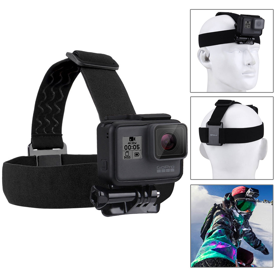 PULUZ PKT18 20 in 1 Go Pro Accessories Total Ultimate Combo Kit for GoPro