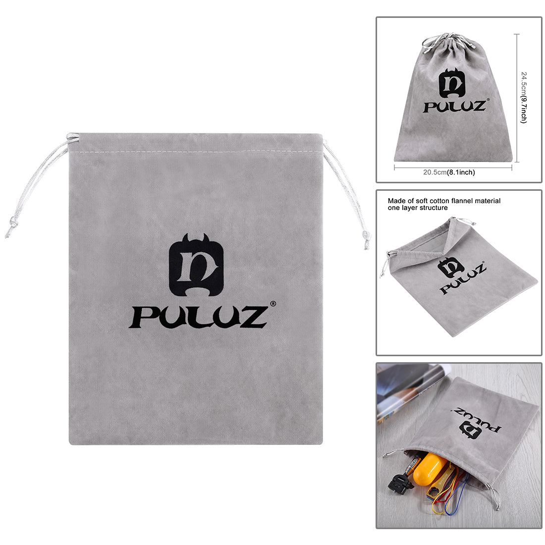 PULUZ PKT18 20 in 1 Go Pro Accessories Total Ultimate Combo Kit for GoPro
