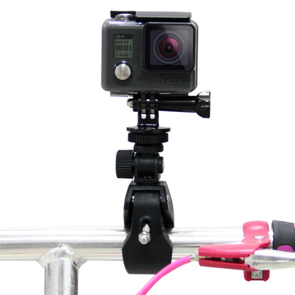 PULUZ PU177B Motorcycle Bicycle Handlebar Holder Stand for GoPro Hero 7/6/5, DJI OSMO Action Camera