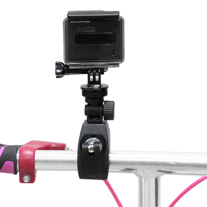 PULUZ PU177B Motorcycle Bicycle Handlebar Holder Stand for GoPro Hero 7/6/5, DJI OSMO Action Camera