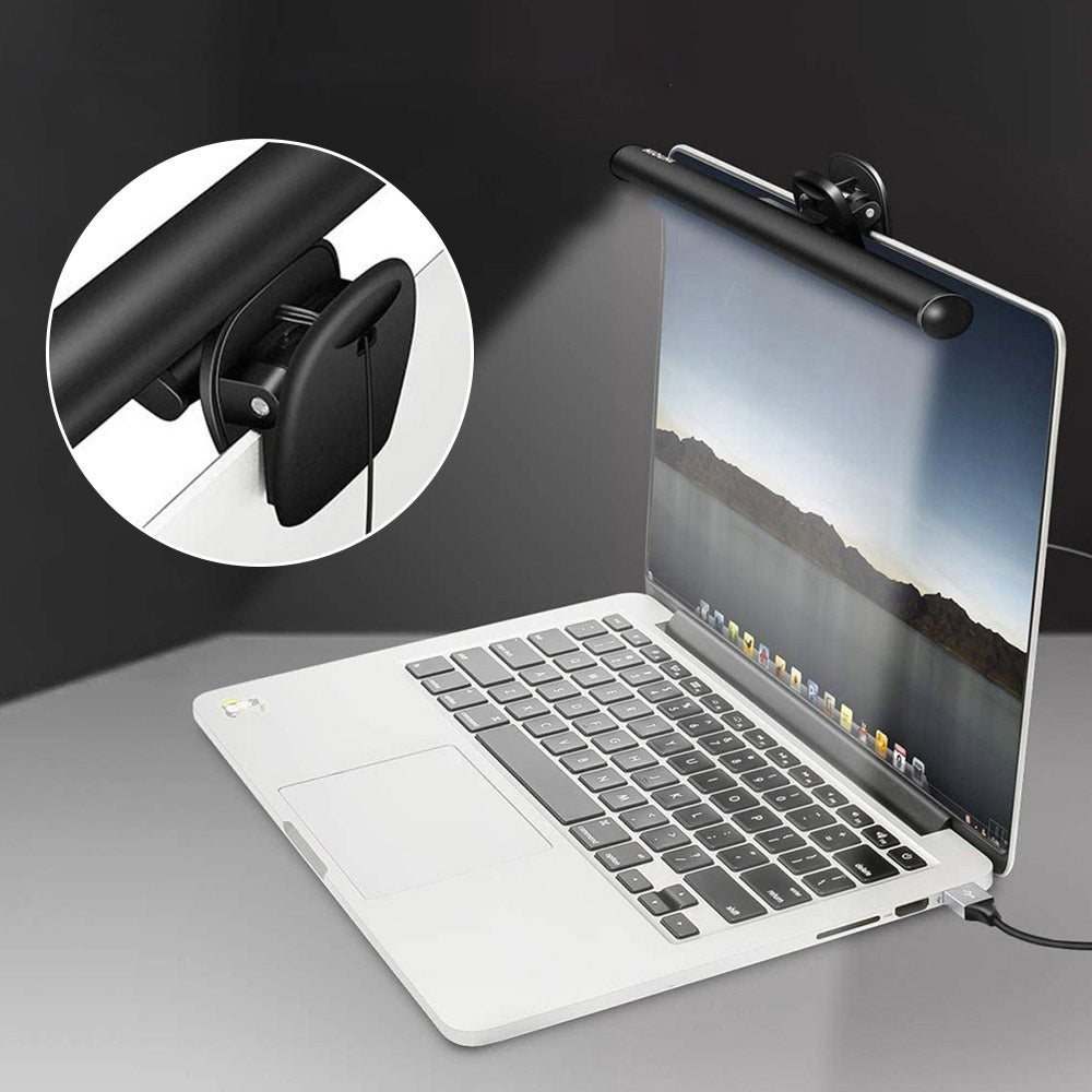26cm No Glare USB Powered Clip On Laptop Monitor Light Bar Dimmable On Screen Lamp
