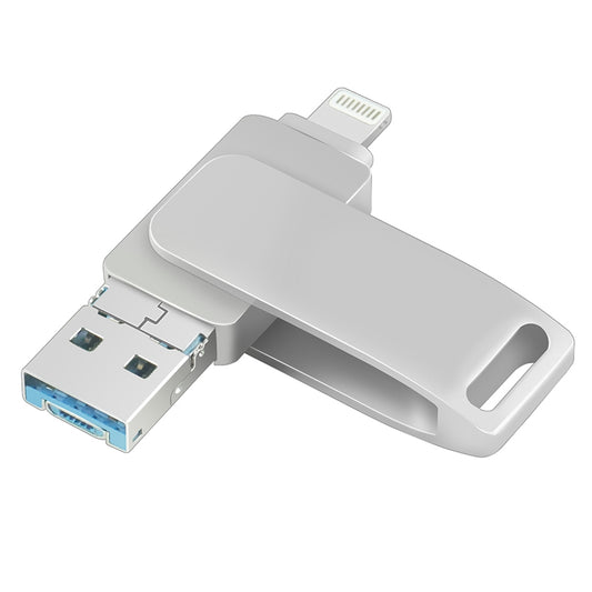 RICHWELL R-PK004 256GB External Storage OTG U Disk Memory Stick 3 in 1 Lightning/Micro USB/USB 3.0 Flash Drive