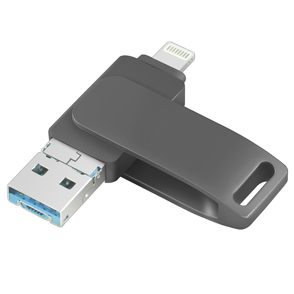 RICHWELL R-PK004 64GB Memory Stick 3 in 1 Lightning/Micro USB/USB 3.0 High Speed Flash Drive OTG U Disk