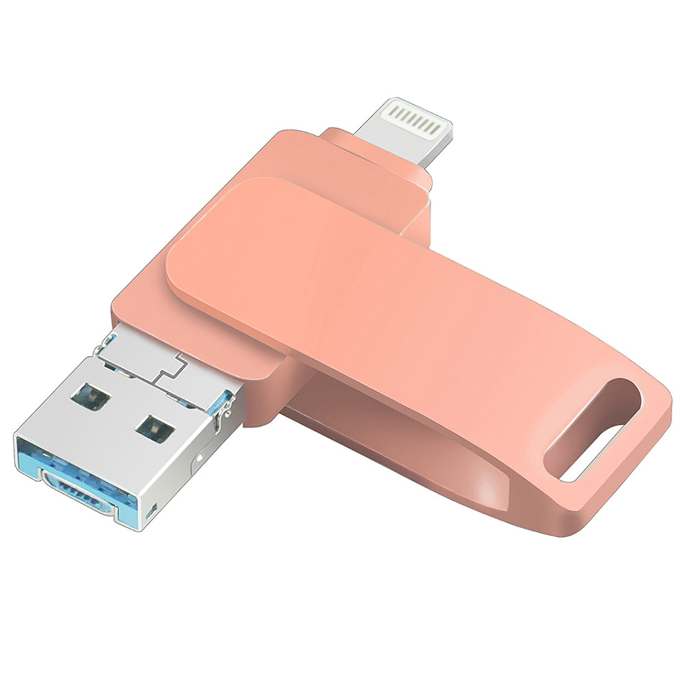 RICHWELL R-PK004 64GB Memory Stick 3 in 1 Lightning/Micro USB/USB 3.0 High Speed Flash Drive OTG U Disk