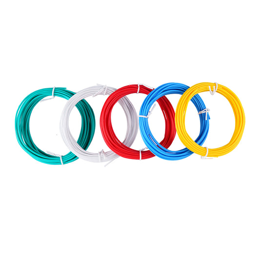 5 Rolls Various Color 5m 1.75mm Diameter Kids 3D Printing Materials Low Temperature 3D Printing Pen PCL Filament