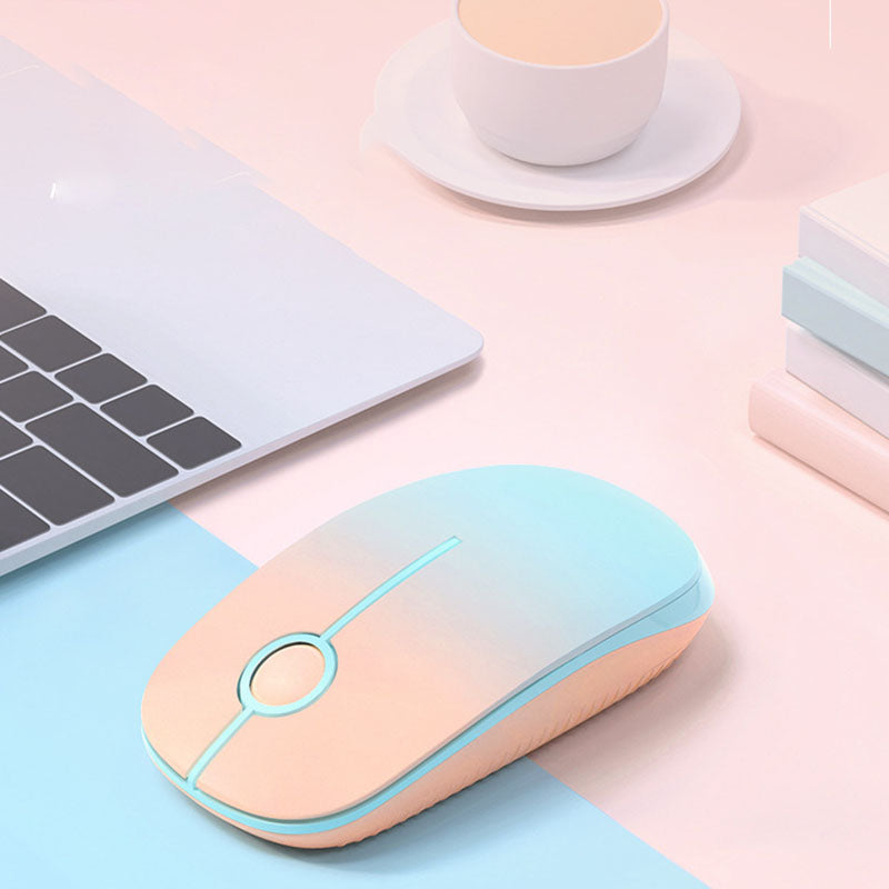 FUDE I330 2.4GHz Wireless Mouse Portable 1600DPI Mice Silent Mini Mice for Laptops (without Battery)